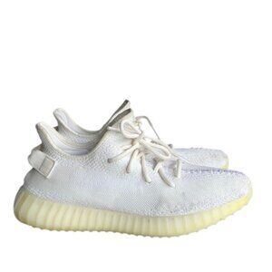Adidas Yeezy Boost 350 V2 Men’s‎ 10.5 Triple White Cream Knit Low Top Sneakers